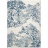 Tapis coton floral intérieur moderne Landscape