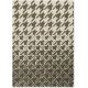 Tapis laine abstrait tufté main moderne Houndstooth