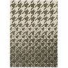 Tapis laine abstrait tufté main moderne Houndstooth