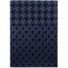 Tapis laine abstrait tufté main moderne Houndstooth