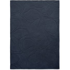 Tapis laine effet 3D floral tufté main design Romantic Magnolia