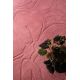 Tapis laine effet 3D floral tufté main design Romantic Magnolia