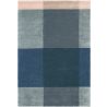 Tapis graphique moderne laine tufté main Plaid