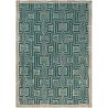 Tapis viscose et laine moderne tufté main abstrait Kinmo