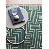 Tapis viscose et laine moderne tufté main abstrait Kinmo