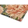 Tapis moderne laine tufté main floral Dahlia