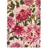 Tapis moderne laine tufté main floral Dahlia