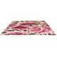 Tapis moderne laine tufté main floral Dahlia