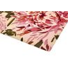 Tapis moderne laine tufté main floral Dahlia