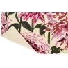 Tapis moderne laine tufté main floral Dahlia