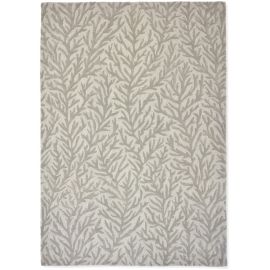 Tapis laine moderne tufté main floral Atoll