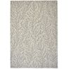 Tapis laine moderne tufté main floral Atoll