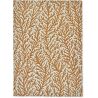 Tapis laine moderne tufté main floral Atoll