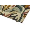 Tapis viscose et laine design tufté main floral Melora