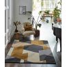 Tapis géométrique laine moderne tufté main Popova