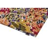 Tapis floral laine moderne tufté main Sanguine