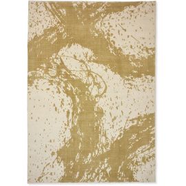 Tapis coton abstrait rectangle moderne Enigmatic