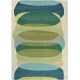 Tapis laine abstrait moderne tufté main Elliptic