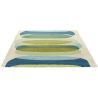 Tapis laine abstrait moderne tufté main Elliptic