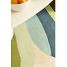 Tapis laine abstrait moderne tufté main Elliptic