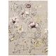 Tapis viscose et laine floral tufté main design Quintessence