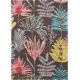 Tapis floral viscose et laine design tufté main Yasuni