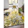 Tapis floral laine rectangle tufté main design Floreale