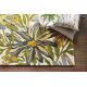 Tapis floral laine rectangle tufté main design Floreale