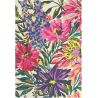 Tapis floral laine rectangle tufté main design Floreale