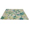 Tapis tufté main laine floral design Kelapa