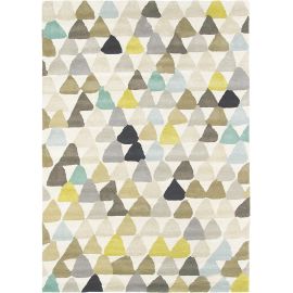 Tapis laine moderne tufté main rectangle Lulu