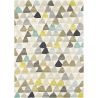 Tapis laine moderne tufté main rectangle Lulu