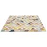 Tapis laine moderne tufté main rectangle Lulu