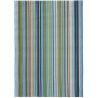 Tapis rayé extérieur et intérieur moderne Spectro Stripes