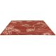 Tapis floral laine tufté main moderne Orto