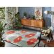 Tapis tufté main floral design laine Poppy Pop