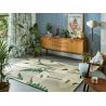 Tapis tufté main floral design laine Poppy Pop