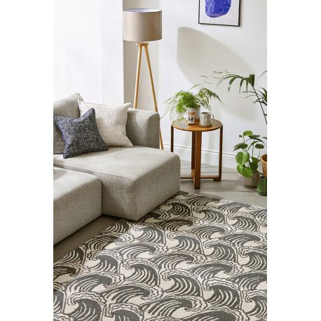 NOUVEAU TAPIS TOUFFETÉ à la main en laine et viscose mélange de