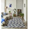 Tapis laine moderne tufté main rectangle Ride The Wave