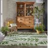 Tapis tufté main moderne laine floral Ferns