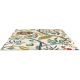 Tapis laine floral tufté main moderne Jackfruit And The Beanstalk