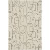 Tapis laine abstrait design rectangle Epsilon