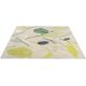 Tapis laine floral rectangle moderne Oxalis