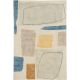 Tapis laine abstrait rectangle moderne Composition