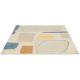 Tapis laine abstrait rectangle moderne Composition