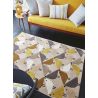 Tapis moderne laine graphique tufté main Lintu