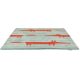 Tapis tufté main moderne laine rectangle Mr Fox