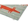 Tapis tufté main moderne laine rectangle Mr Fox