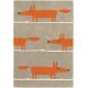 Tapis tufté main moderne laine rectangle Mr Fox