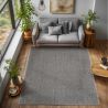 Tapis rectangle uni courtes mèches contemporain Ceroti